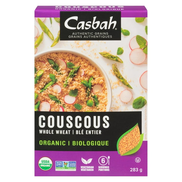Couscous original de blé dur entier biologique Casbah
