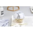 thumbnail image 2 of Gold Paper Clips In Elegant Magnetic Marble White Clip Holder, 28mm, 100 Clips Per Box, 2 of 5