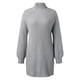thumbnail image 2 of Gibobby Vestidos de suéter anchos Otoño Invierno manga larga cuello Color sólido Casual suéter vestido suéter vestido(Gris,M), 2 of 5