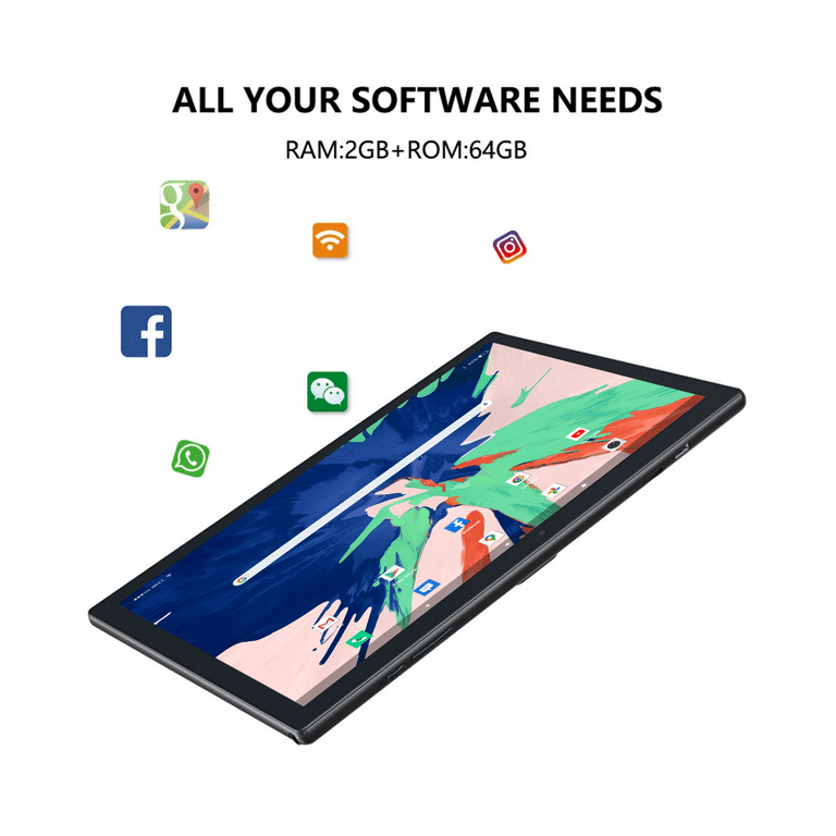 10.1 inch Android 11 Tablet PC with Wireless Keyboard