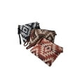 thumbnail image 2 of PacificPlex Womens Western Southwestern Print Crossbody Clutch Bag, Black, 2 of 4