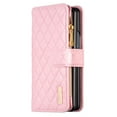 thumbnail image 3 of Galaxy Z Fold 5 Women Wallet Case, Magnetic Leather Purse Zipper Wallet Folio Flip Credit Card Coin Stand Case with Wristp Hand Strap Lanyard Compatible with Samsung Galaxy Z Fold 5,
Pink, 3 of 10
