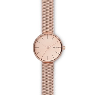 Skagen Womens Watch 34mm Gold Silver Tone Mesh Crystals SKW2128 New Battery Skagen | Accessories | Skagen Womens Watch 34mm Gold Silver  main image 4