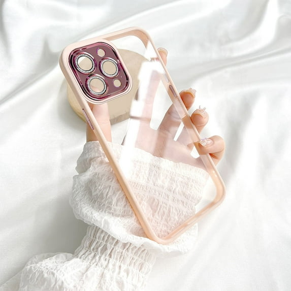 Phone Case Original Luxury Glitter Lens Transparent Hard Shell Shockproof Anti-fall Phone Casing for iPhone 13 Pro Max Mountdog