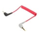 thumbnail image 3 of Cable TRRS de 3,5 mm a 3,5 mm macho a macho en espiral en ángulo recto Cable de conexión de micrófono de 3,5 mm para teléfono tableta para Rode SC7, 3 of 5