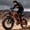 Orange, variant on ESKUTE Electric Bike for Adults, 29MPH Dirt E-Bike, 48V 20.8Ah Battery, 20"x4.0" Fat Tires, 80-Mile Range, NFC Unlock, 7-Speed, Dual Suspension, Pink with Rear Rack & Footrests