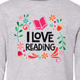 thumbnail image 4 of Inktastic Book Lover I Love Reading Long Sleeve Youth T-Shirt, 4 of 5