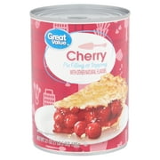 Great Value Cherry Pie Filling or Topping, 21 oz