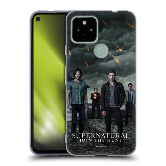 Head Case Designs Officially Licensed Supernatural Key Art Sam, Dean, Castiel & Crowley 2 Soft Gel Case Compatible with Google Pixel 4a 5G