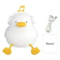 thumbnail image 2 of Joernso LED Duck Night Light Nursery Lamp Dimmable Rechargeable Soft Silicone Touch Control Bedside Lamp Bedroom Decoration, 2 of 7