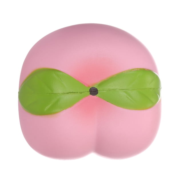 Peach Stress Relief Squeeze Toy, Slow Rising Realistic Fruit Foam Decompression Toy, Soft Elastic Relaxation Anxiety Reduction Desk Toy, Portable Decorative Photography Display Prop Toy