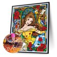 thumbnail image 1 of Cuadros Decorativos Princesa Bella 5D DIY Diamond Painting Kits Full Round Drill Wall Art (NH2622) Wdftyju embutido en tela, 1 of 8