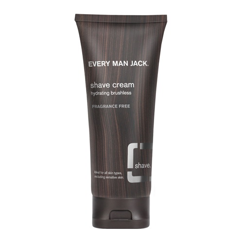Every Man Jack Shave Cream, Fragrance Free, 6.7 Oz, 3 Pack