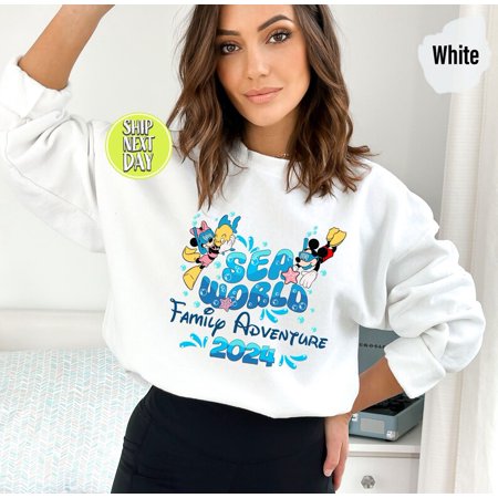Sea World Family Adventure 2024 Sweatshirt, Traveler Family Sweatshirts, Family Vacation Shirt, Vacay Mode Sweatshirt, Road Trip Sweater, sweatshirts graphic beautiful