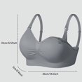 thumbnail image 4 of 1pc SoftCare Nursing Bra for Women,  Supportive Breastfeeding Maternity Underwear with Expandable Bra Cups, Breathable & Moisture-Wicking, Ideal Gift for Christmas, Thanksgiving, New Year, 4 of 19