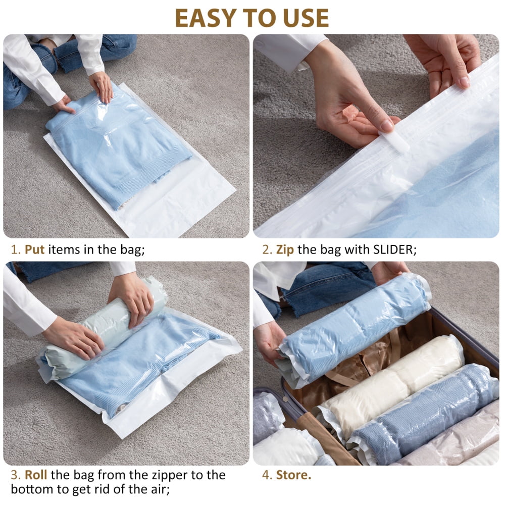 Hand Roll Vacuum Bag with 1 way Air Valve – Idea Mountain