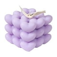 thumbnail image 2 of Heart Candle Purple Heart Shaped Candle Valentine's Day Decorative Scented Candle Romantic Ambiance Candle for Home Tabletop Decor Holiday Gift Valentine'S Day Candle, 2 of 7