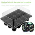 thumbnail image 3 of Garden 5 Pcs Plateau de Semences 12 Trous Kit de Germination, 3 of 10