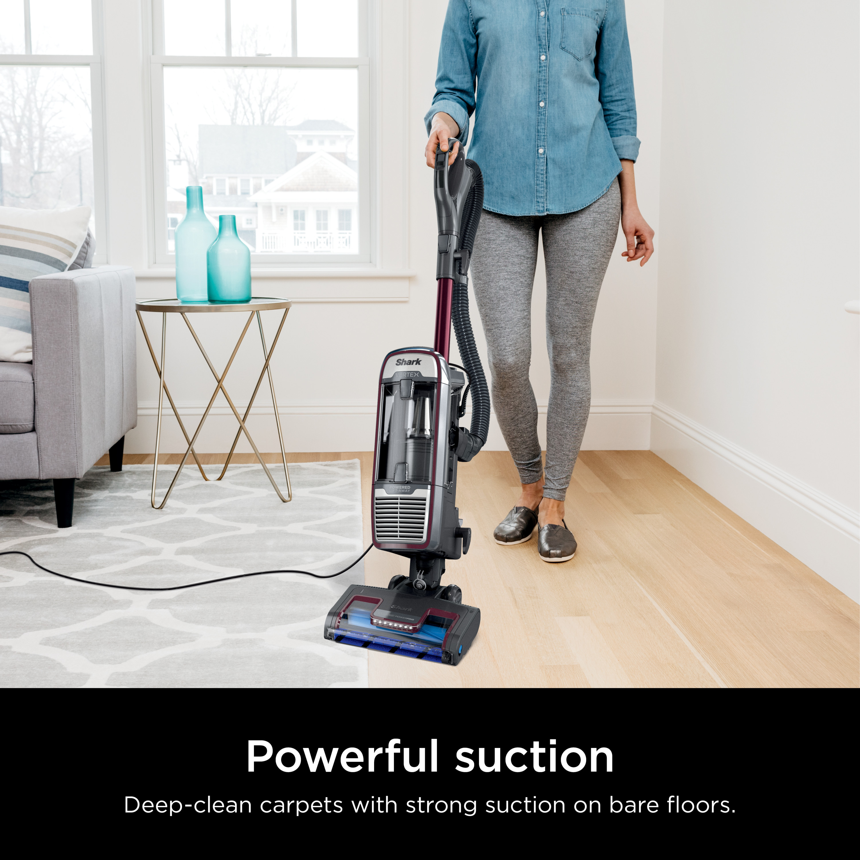 Shark® Vertex DuoClean® PowerFins Powered Lift-Away® Upright Vacuum Cleaner with Self-Cleaning Brushroll, AZ1500WM - image 3 of 13