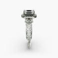 thumbnail image 3 of First Jewelry Emerald Cut 1.9 Ct Moissanite Engagement Wedding Band - 14k White Gold Plated Ring - Anniversary Moissanite Band for Her - Beautiful Special Occasion Ring for Women, 3 of 4