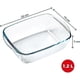 thumbnail image 3 of Flat air fryer - PYREX - 1450143 - Rectangular - Borosilicate glass - 23 x 15 cm TRANSPARENT, 3 of 5
