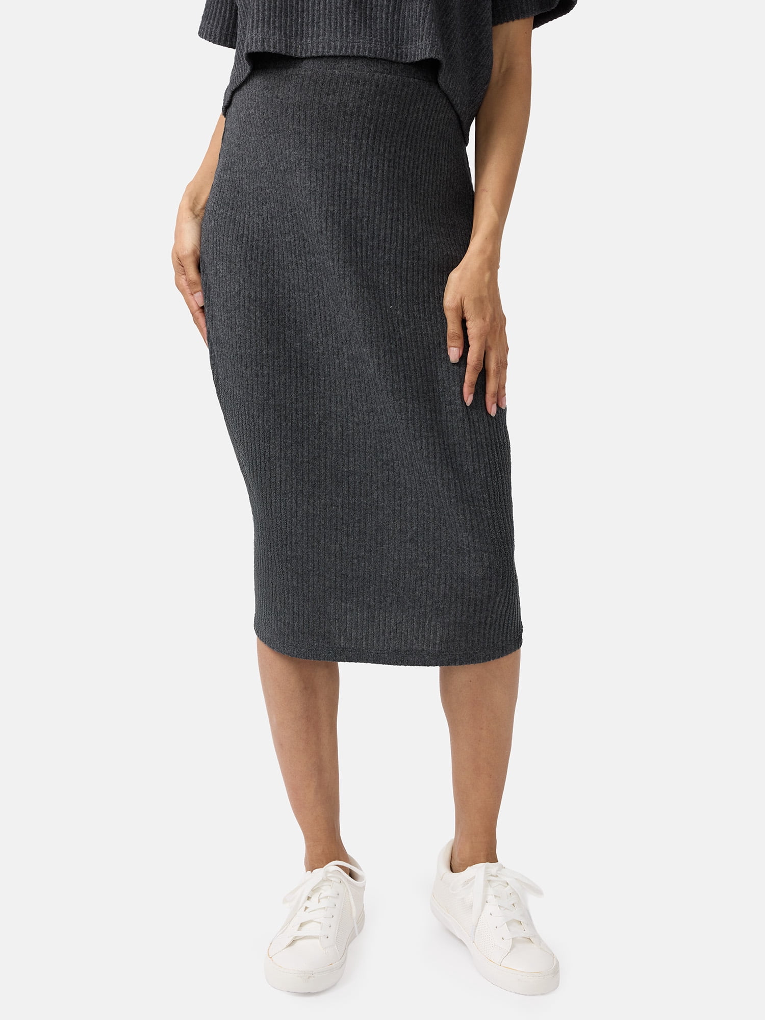 Ingrid & Isabel For Every Belly Maternity Cozy Rib Skirt