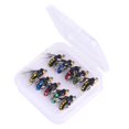 thumbnail image 1 of 10pcs Trout Flies Lures Imitation Insects Baits Fly Lure for altwater Freshwater, 1 of 12