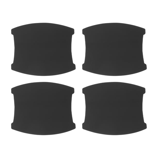 Protector de Rasguños para Manijas de Puertas de Automóviles Unique Bargains, 84x94mm Película Protectora para Manijas de Puertas de Automóviles Color Mate, 4 Pzs