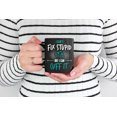 thumbnail image 2 of I Can't Fix Stupid But I Can Cuff It., Black 11oz Ceramic Mug, 2 of 5