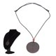 thumbnail image 5 of Collar Con Colgante De Piedra, Longitud De Cuerda Ajustable Colgante De Collar De Piedra De Lava De Moda Para Amigos Para Uso De Viaje OTVIAP Stone Pendant Necklace, 5 of 8