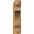 thumbnail image 2 of Ekena Millwork 6"W x 24"D x 24"H Balboa Rough Sawn Craftsman Outlooker, Western Red Cedar, 2 of 4