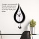 thumbnail image 4 of Advancent Reloj columpio para el hogar, colgante para interiores para sala de estar, artesanía en forma de gota de agua, Relojes de pared, decoración Decoración del hogar Advancent HA009260-00B, 4 of 6