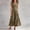 Green, variant on Morttic Women's Button Front Lace Trim Maxi Dress – V-Neck Sleeveless A-Line, Solid Color Casual Elegant Long Dress Sky Blue,L