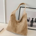 thumbnail image 5 of kkbbma Under $1 Tote Bags For Women - Tote Bags For Women Work Bags Suede Slouchy Bag Handbag Office Tote Handbag Brown Suede Bag Tote Bag For Women Suede Shoulder Bag For Work Handle, 5 of 6