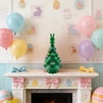 thumbnail image 5 of Easter Decor Easter Christmas Tree Shaped LED Resin Ornament with Colorful Lights Christmas Tree Window Decor Spring Holiday Decor Home Decor Collection, 5 of 6