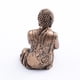 thumbnail image 5 of Estatua de Buda meditando - Decoraciones artísticas budistas - Escultura de resina premium Plata, 5 of 9