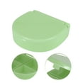 thumbnail image 3 of Unique Bargains 1 Pc 4 Grids Single Layer Pill Case Portable for Travel Light Green, 3 of 6