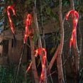 Christmas Candy Cane Lights, Set of 5 Candy Canes Christmas Pathway Lights Outdoor Candy Cane