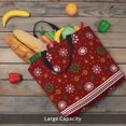 thumbnail image 6 of Kll Merry Christmas Pattern Aesthetic Tote Bag For Women Beach Bag Shopping Bags Shoulder Bag Reusable Grocery Bags, 6 of 8