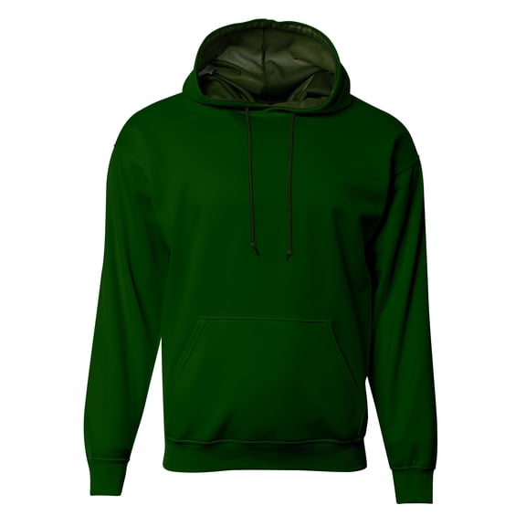 A4 N4279 Mens Sprint Fleece Hoodie - Forest - 2XL
