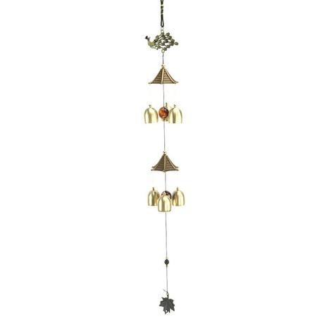 

Pianpianzi Stained Glass Window Hangings 12 X 24 Led Hummingbird Wooden Yard Decorations Patterns Wind Chimes Traditional Solid Wood Metal Wind Chime Pendant Home Garden Decoration
