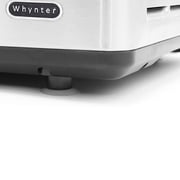 Whynter ICR-300SS Portable Instant Automatic Compressor Ice Cream Maker Frozen Pan Roller in Stainless Steel