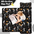 thumbnail image 4 of Black Halloween Dancing Skeletons Toddler Nap Mats for Kids Preschool,50"x20" Sleeping Mat Bag or Kids,Toddler Sleeping Bag,Toddler Nap Mat or Daycare, 4 of 6