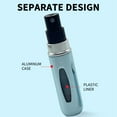 thumbnail image 4 of Refillable Travel Perfume Atomizer Bottle Set Leak-Proof Mini Spray Containers with Secure Seal for Purse or Gym Bag Portable Fragrance Dispenser NAJKZA | C, 4 of 9