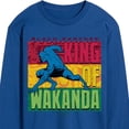 thumbnail image 3 of Marvel Black Panther - King Of Wakanda - Men's Long Sleeve Graphic T-Shirt, 3 of 5