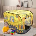 thumbnail image 6 of Jokapy Pop-Up Engineering Truck Fabric Tent for Kids, Indoor & Outdoor Pretend Toy Playhouse, Yellow, 6 of 11