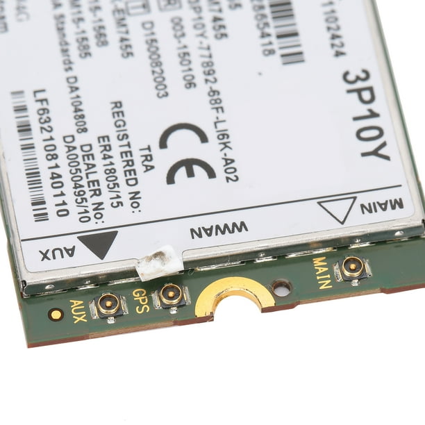 Wireless 4G LTE Modul Netzwerk Karte,professioneller Ersatz Wireless EM7455 für DW5811e 3P10Y Qualcomm 4G LTE WWAN NGFF Netzwerkkarten Modul