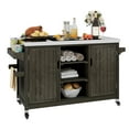 thumbnail image 3 of Uforic Outdoor Grill Cart with Storage and Wheels Featuring a BBQ Kitchen Island Table, 3 of 9