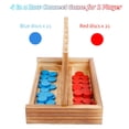 thumbnail image 4 of Set de juego de mesa Glintoper Shut The Box y mesas 4 en una fila, 4 of 9