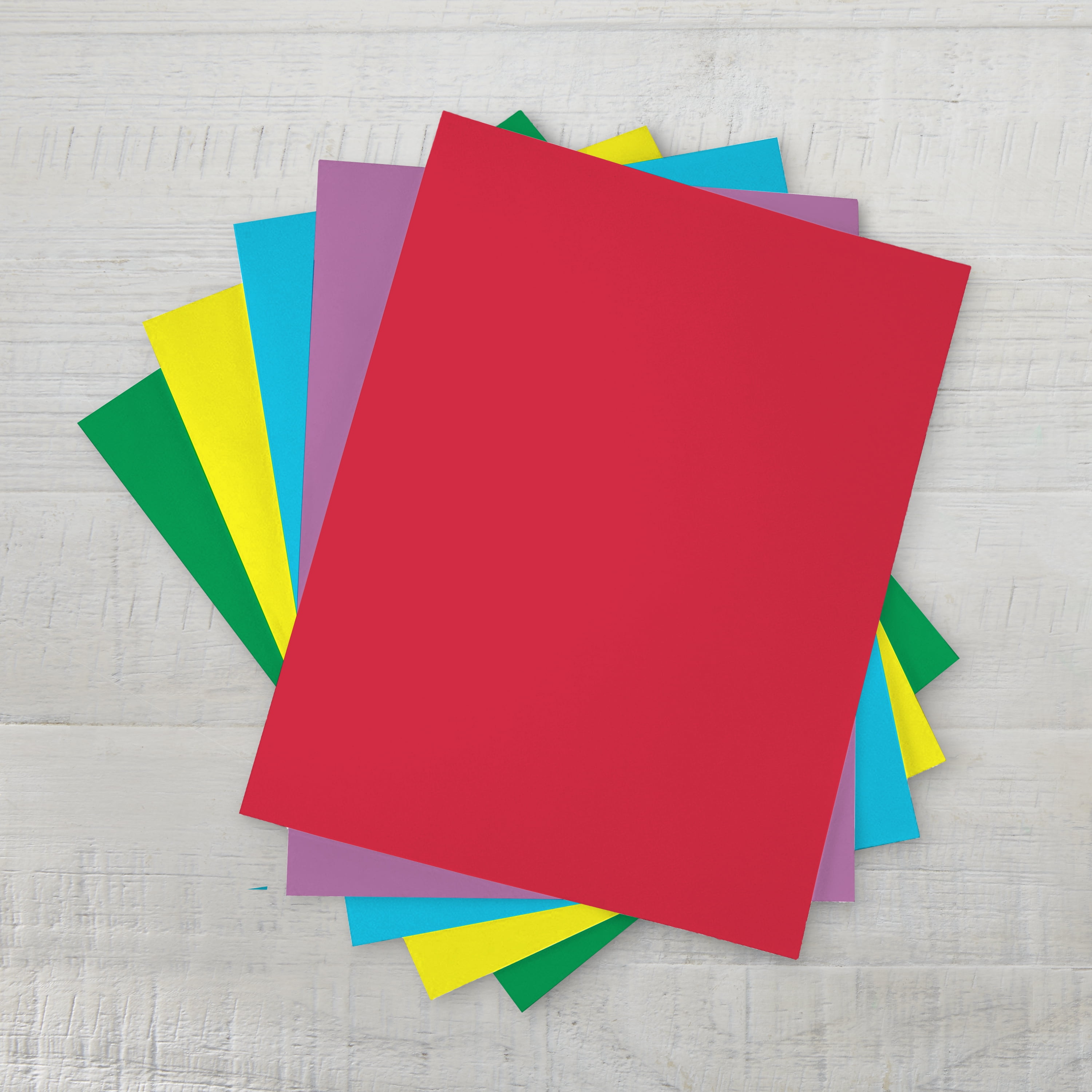 Pen+Gear Assorted Bright Card Stock, 8.5